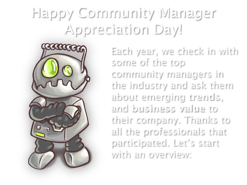 Community Manager Insights for 2013