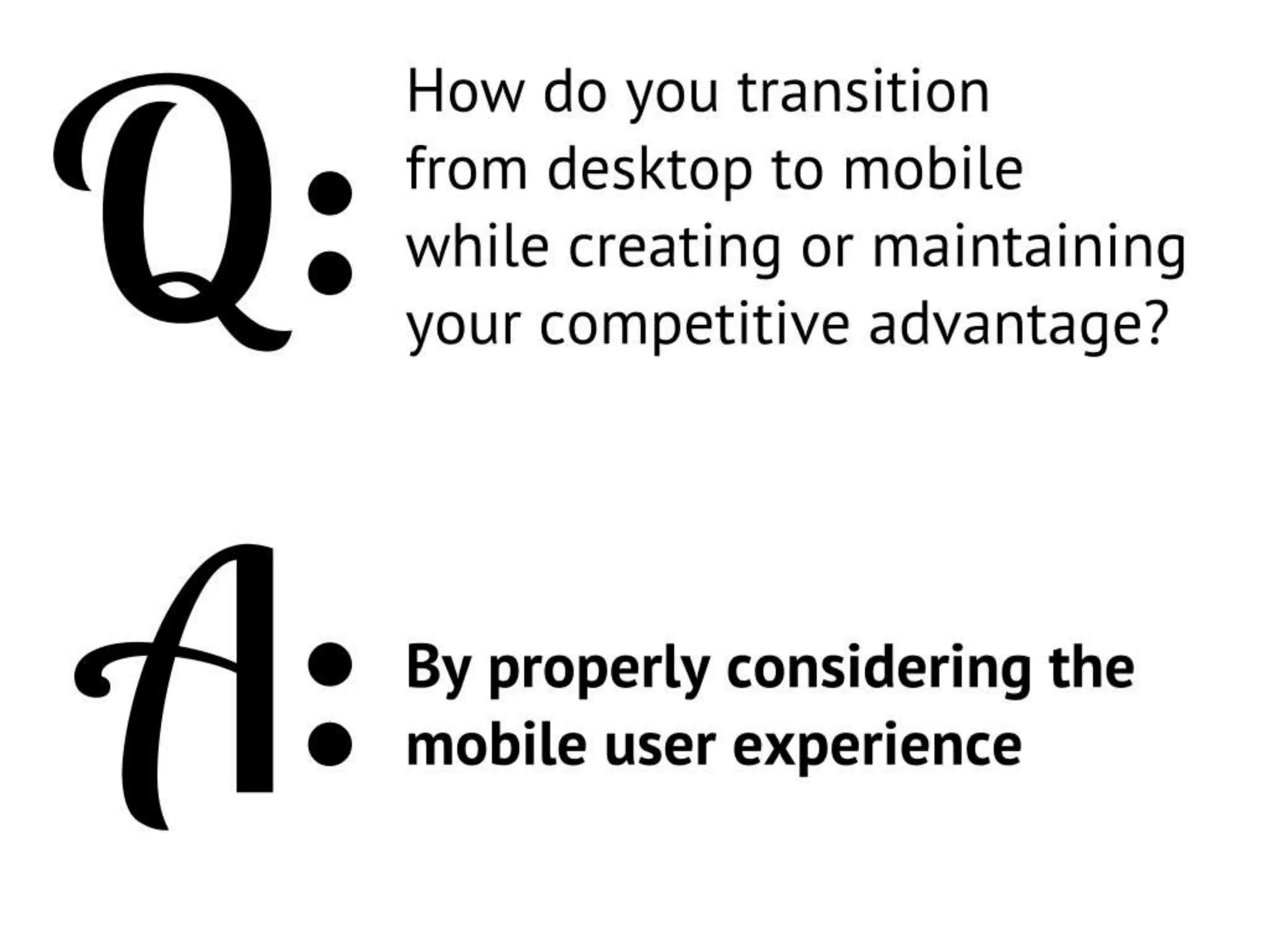 User Experience for Mobile (for Cambridge Mobile App Group)