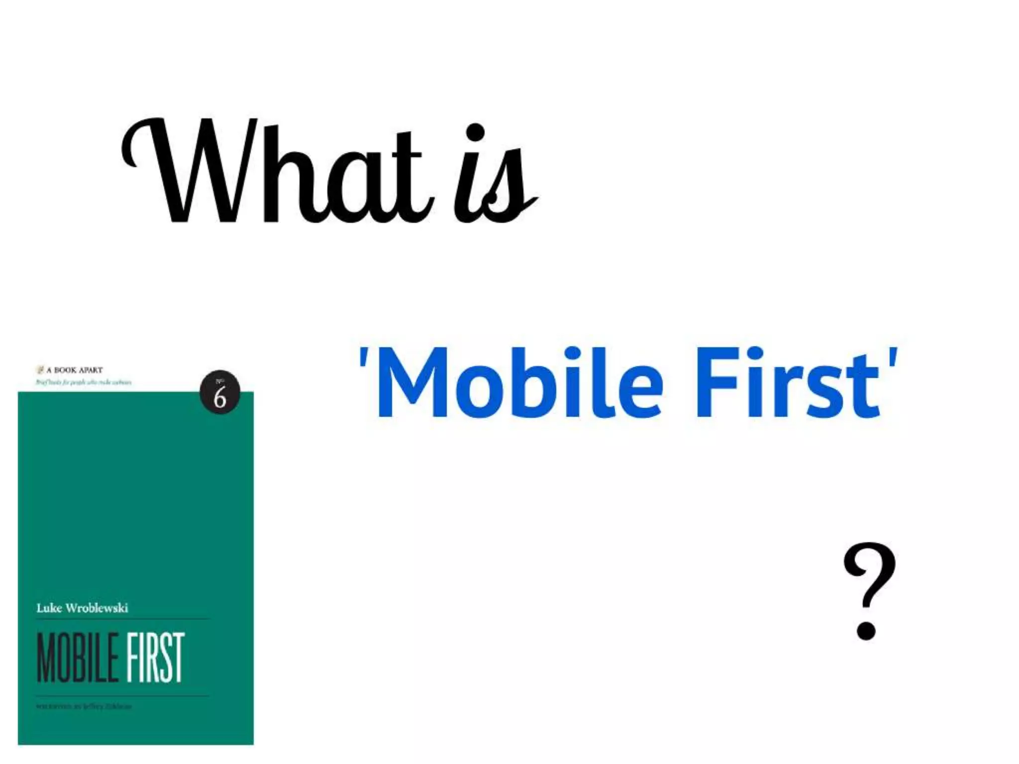 User Experience for Mobile (for Cambridge Mobile App Group)