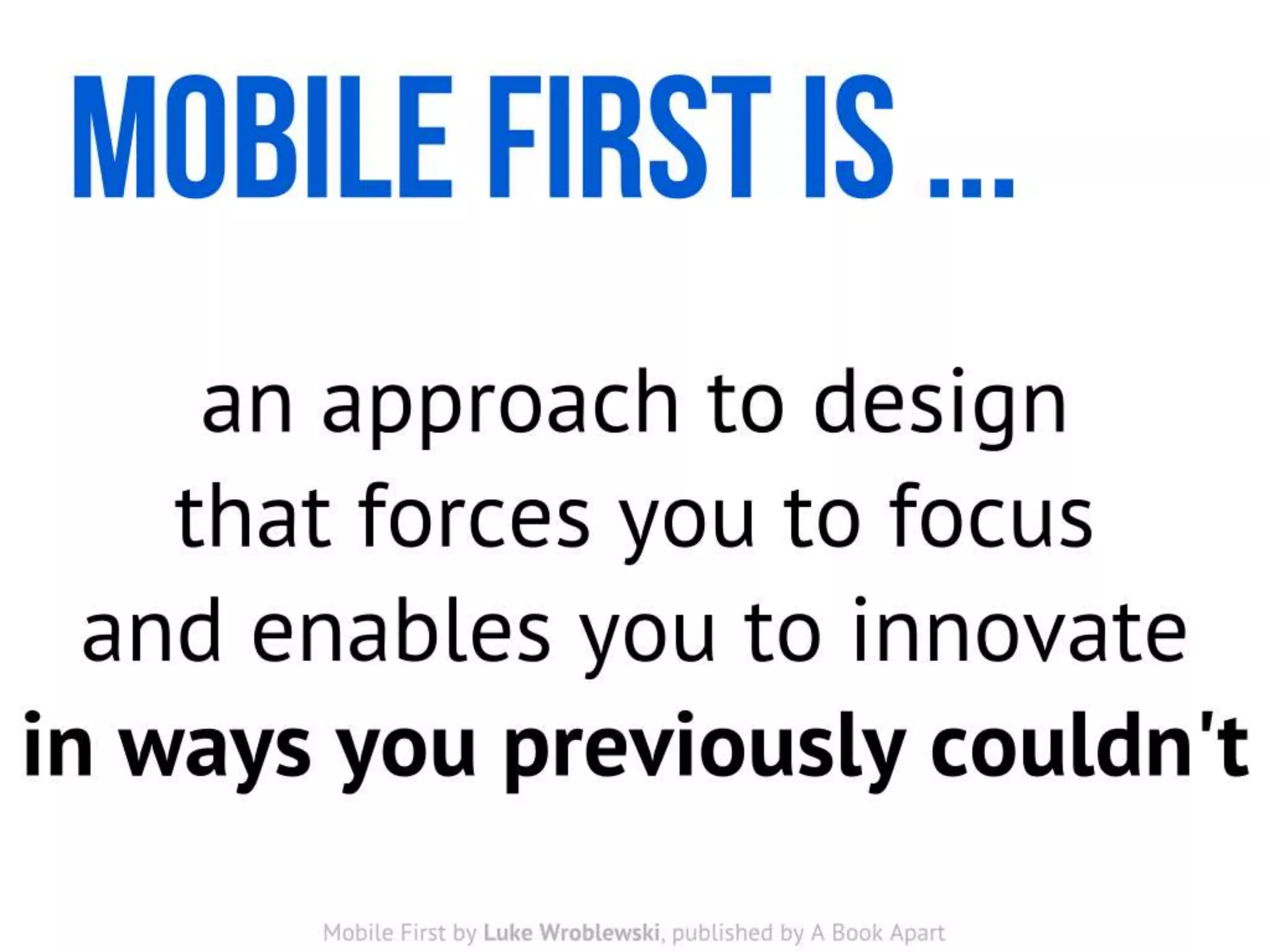 User Experience for Mobile (for Cambridge Mobile App Group)