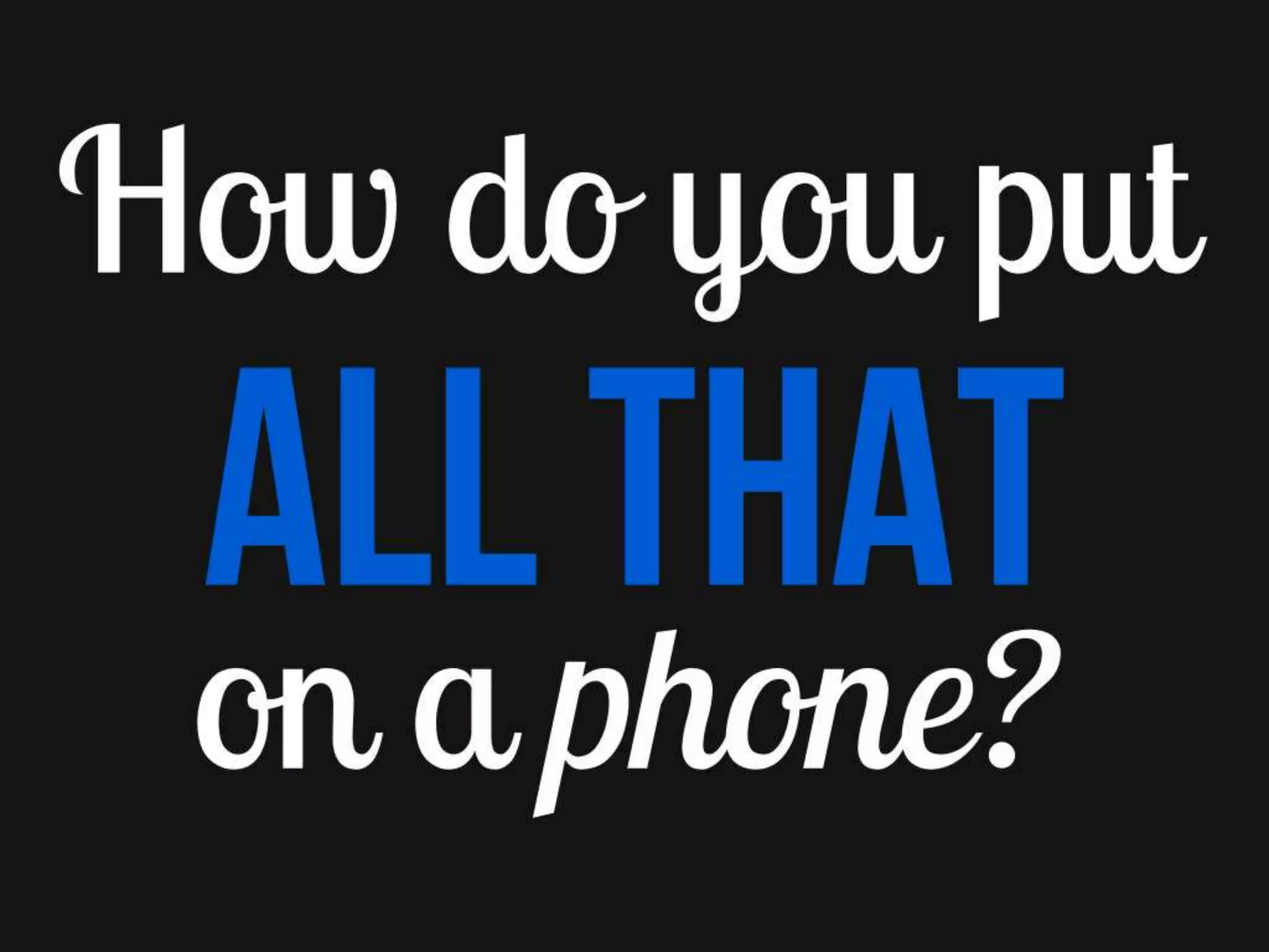 User Experience for Mobile (for Cambridge Mobile App Group)