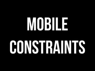 User Experience for Mobile (for Cambridge Mobile App Group)