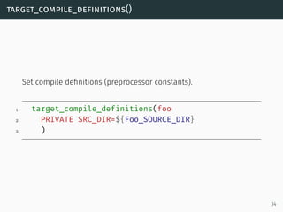 CMake - Introduction and best practices | PDF