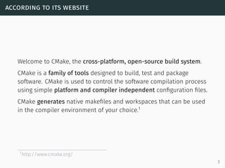 CMake - Introduction and best practices | PDF