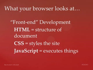 Getting started with HTML & CSS | PPTX