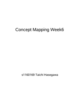 Concept Mapping Week6




  s1160169 Taichi Hasegawa
 