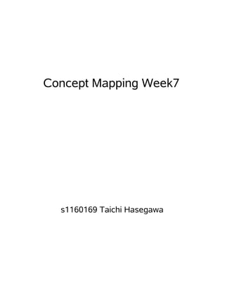 Concept Mapping Week7




  s1160169 Taichi Hasegawa
 
