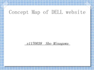 Concept Map of DELL website




      s1170038 Sho Minagawa
 