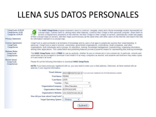 LLENA SUS DATOS PERSONALES
 