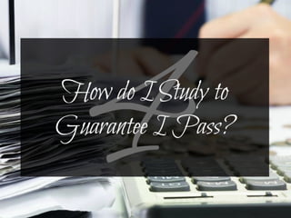 2018 CMA Exam Roadmap to Success