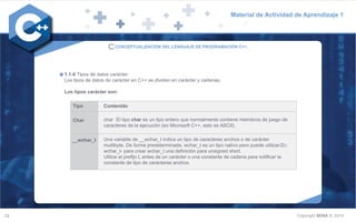 Semana 1-Conceptualización del lenguaje de programación C++ | PDF