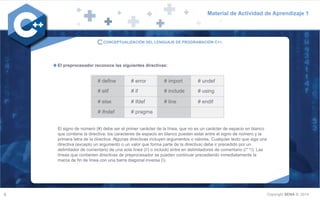 Semana 1-Conceptualización del lenguaje de programación C++ | PDF
