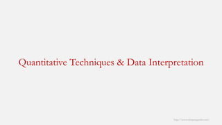 Quantitative Techniques & Data Interpretation 
http://www.mbaprepguide.com/ 
 