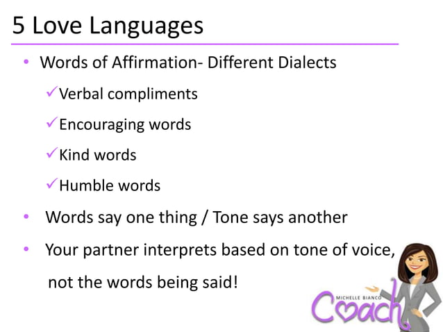 Cmb love languages | PPT
