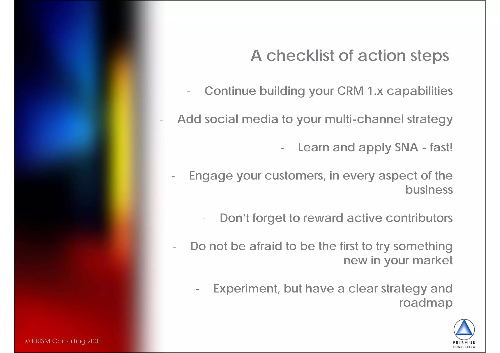 CRM 2.0 - Fundamental Changes Beyond Customer Management