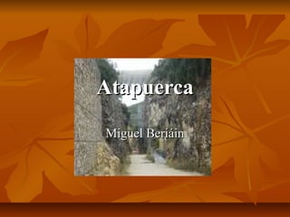 AtapuercaAtapuerca
Miguel BeriáinMiguel Beriáin
 