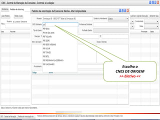 Escolha o
CNES DE ORIGEM
  >> Eletivo <<
 