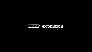 KEEP extension
183
 