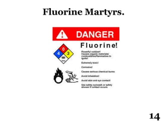 Fluorine Martyrs.
14
 