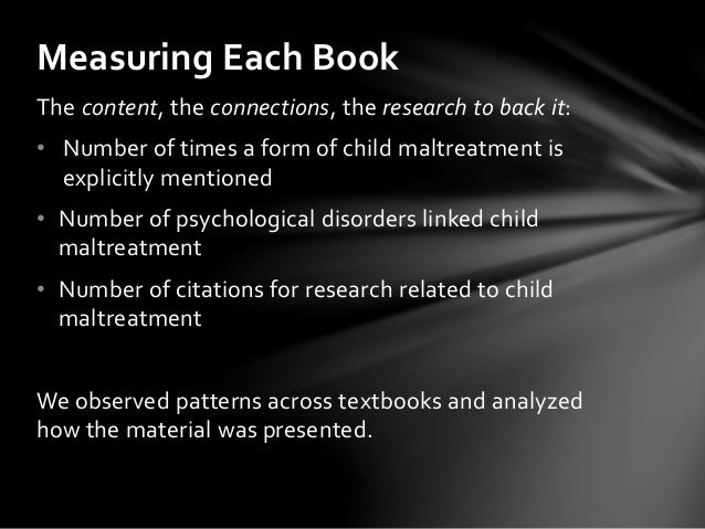 Psychopathology Linked To Trauma Teachtrauma >> Child Maltreatment In Abnormal Psychology Textbooks Psychopathology Linked To Trauma Teachtrauma >> Child Maltreatment In Abnormal Psychology Textbooks