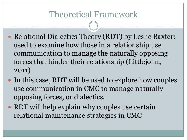 maintaining romantic relationships through snss relational dialectics