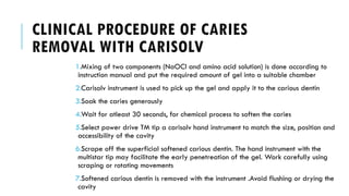 Chemomechanical Caries Removal in Pediatric Dentistry | PPTX