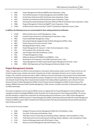 CMCS Statement of Qualification | PDF