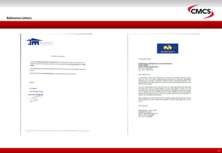 Reference Letters
19
 
