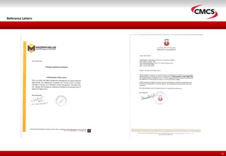 Reference Letters
20
 