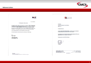 Reference Letters
22
 