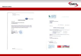 Reference Letters
26
 