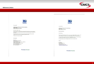 Reference Letters
28
 