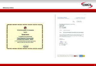 Reference Letters
33
 