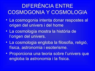 Cosmogonia cristiana | PPT