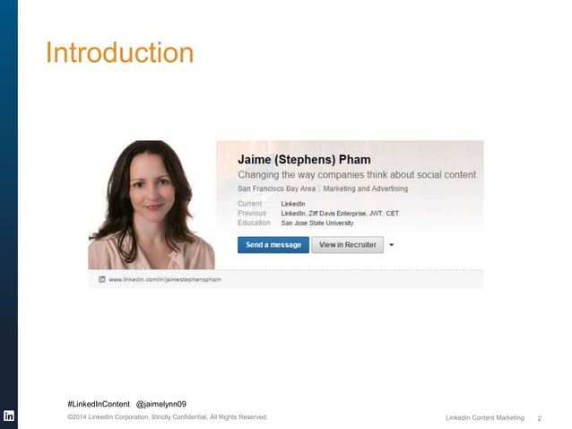 View of LinkedIn Content Promotion Best Practices | PPT