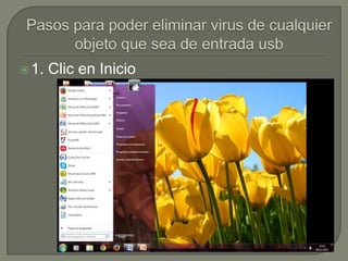  1.

Clic en Inicio

 