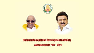 Chennai Metropolitan Development Authority
Announcements 2022 - 2023
 