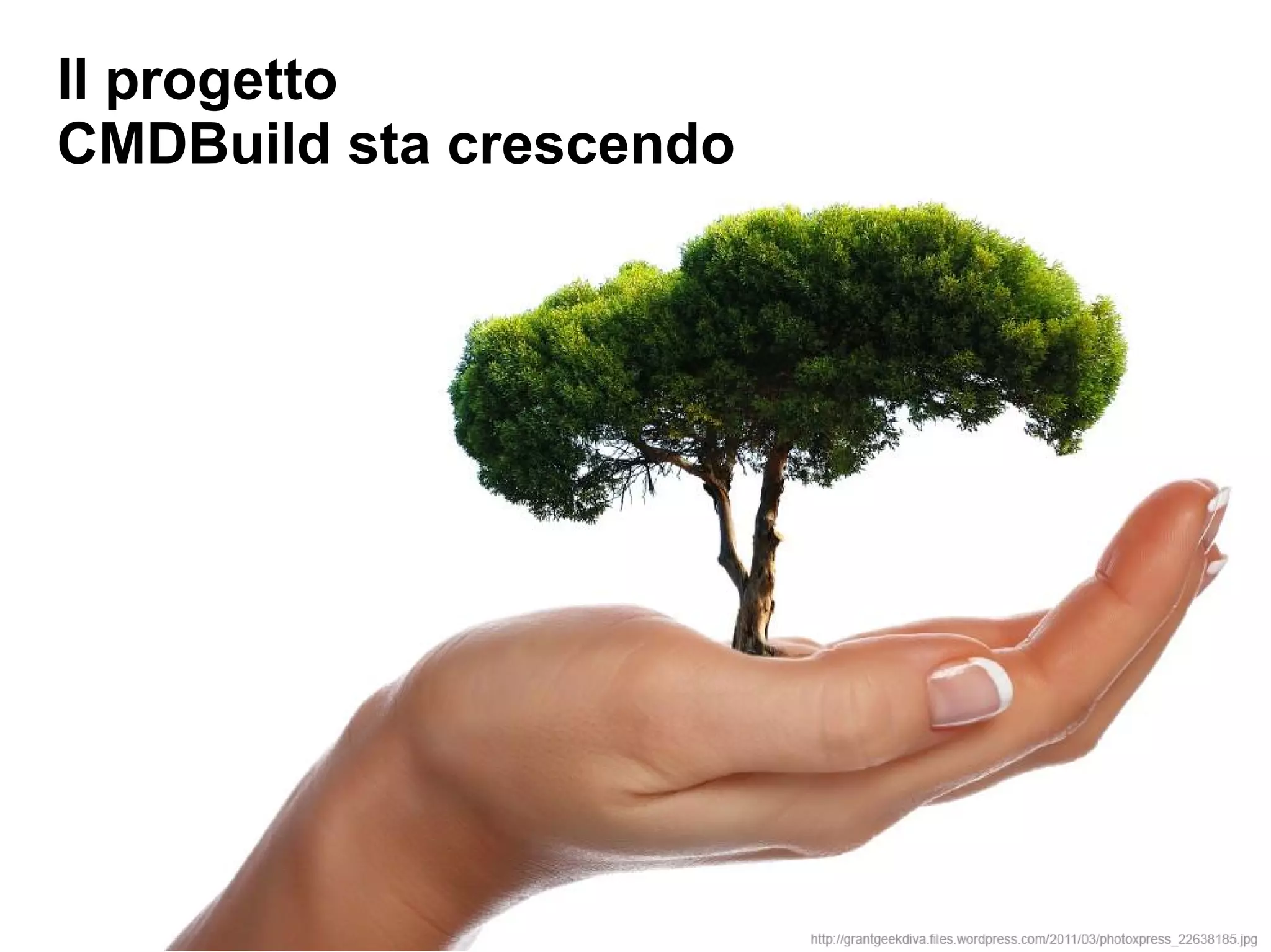 Il progetto
CMDBuild sta crescendo
 