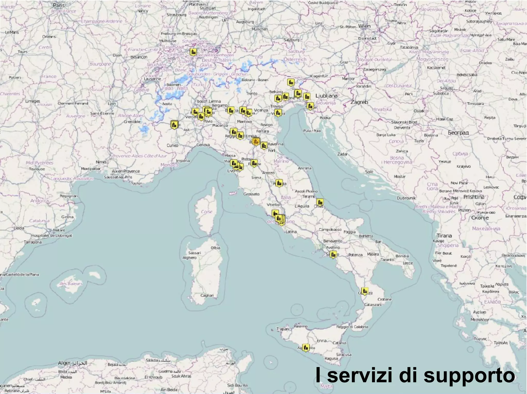 I servizi di supporto
 