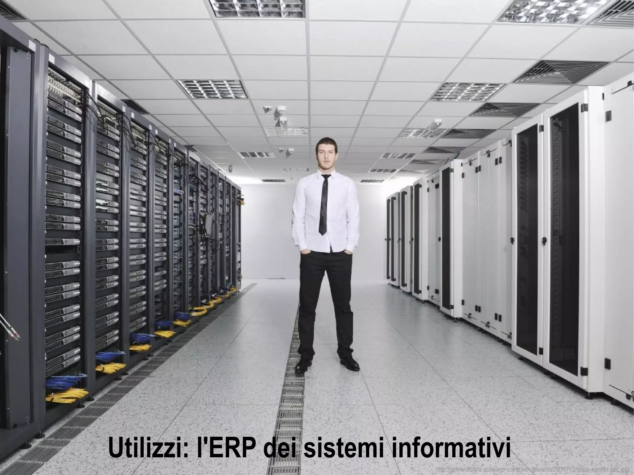 Utilizzi: l'ERP dei sistemi informativi
 
