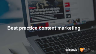 Best practice content marketing
 