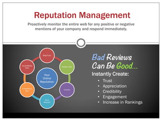 Radio
 Radio Broadcasting sources continue to change and evolve but its versatility
remains constant. The ability to advertise to large, specific audiences can be
             great for building product and service recognition.
 