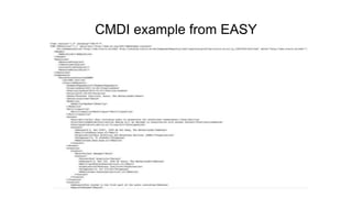 CMDI example from EASY
 