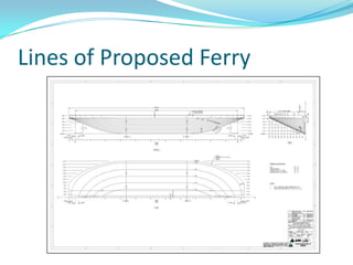 Lines of Proposed Ferry
 