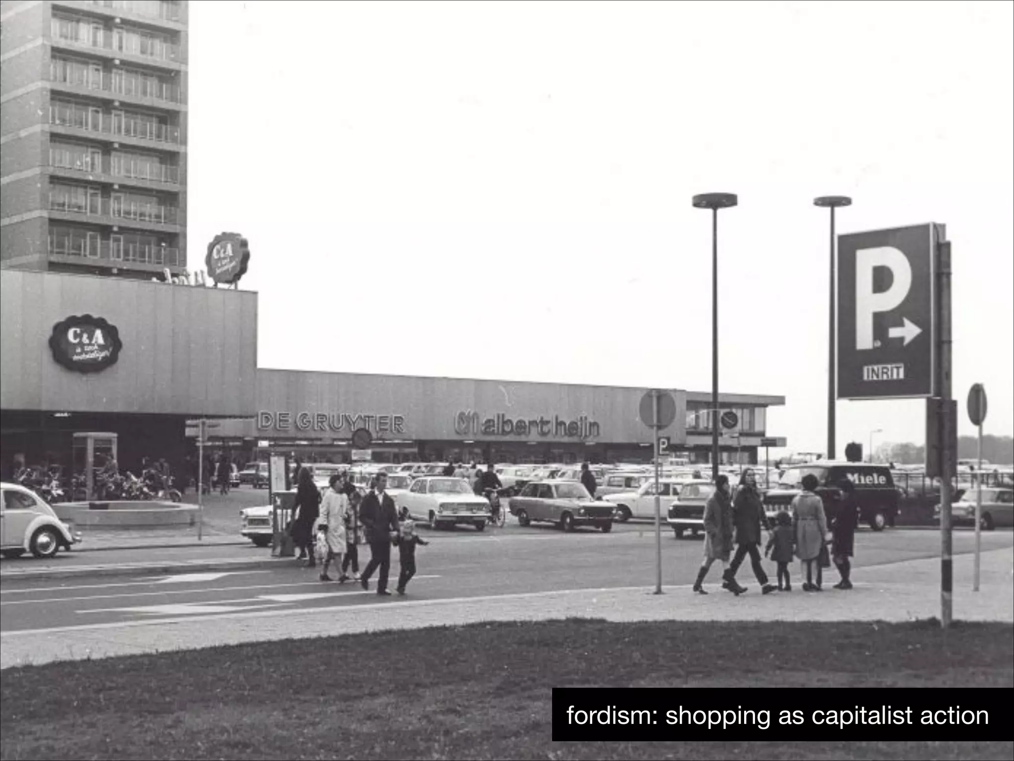 fordism: shopping as capitalist action

 