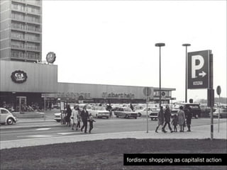 fordism: shopping as capitalist action

 