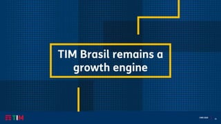 36
CMD 2020
TIM Brasil remains a
growth engine
 