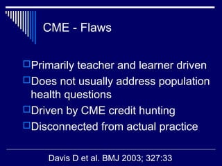 Primarily Davis Continuing Medical Education | PPT