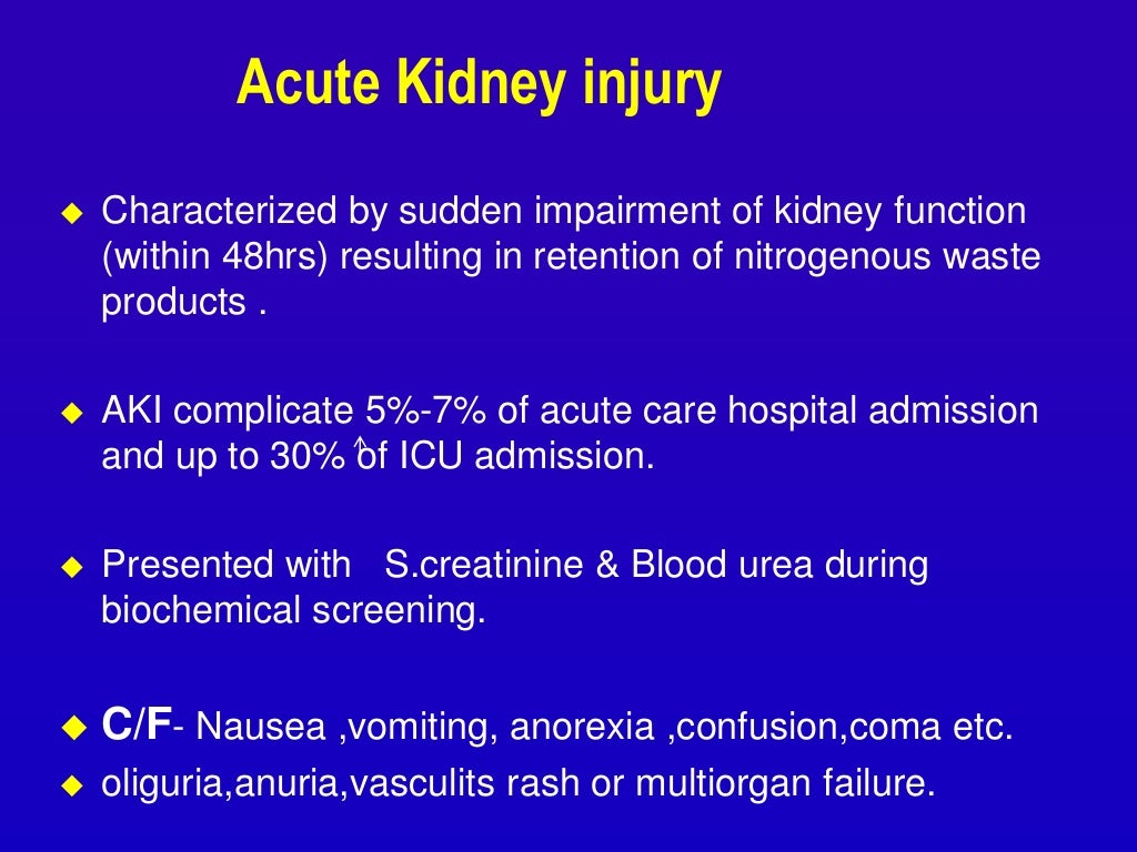 antibiotics induced renal failure