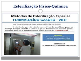 Esterilização Físico-Química
 